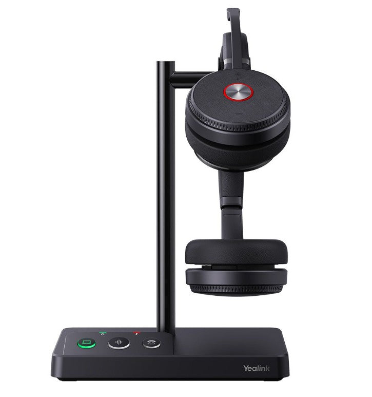 Yealink WH62 Dual UC DECT Wireless Headset, Busylight On Headset, Leather Ear Cushions, Microsoft Teams & UC Certified,Noise Killer, HD voi Yealink WH62 Dual UC DECT Wireless Headset, Busylight On Headset, Leather Ear Cushions, Microsoft Teams & UC Certified,Noise Killer, HD voi